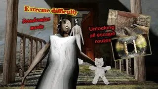 Granny - Recaptured, extreme, randomize, unlocking all escape routes, door esc., good ending, day 2