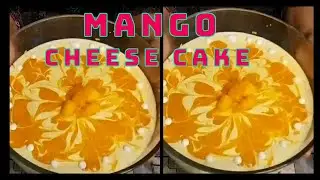 How to make Mango cheese cake without oven | Bee oven