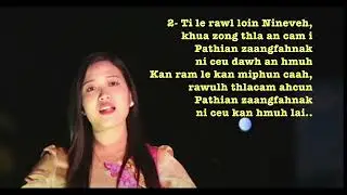 Mitthli He Thlacam U Sih ( Original Karaoke ) - Sarah Van Tin Hnem
