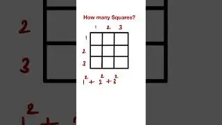 How many Squares | TNPSC MATHS Shortcuts | Counting of Figures