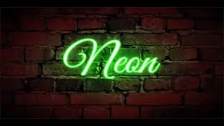 neon text effect in Coral draw