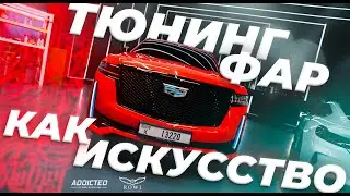Cadillac Escalade Авторская каллиграфия в фары | Partner Addicted Dubai.