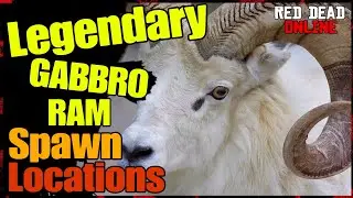 Legendary Gabbro Ram Spawn Locations Red Dead Online |RDR2 ONLINE Guide