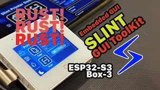 Slint: GUI ToolKit, Preview with ESP32-S3-Box-3 #slint #RUST #GUI #Toolkit #embeddedprojects
