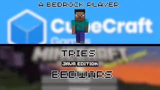 A Bedrock Player Tries Java Bedwars