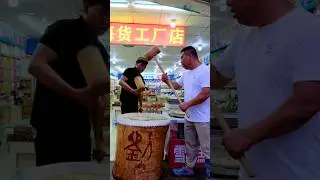 орехи в смятку #китай #food #streetfood #japanesefood #звукуссурийска #суйфэньхэ