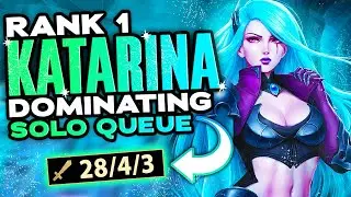 KATEVOLVED | RANK 1 KATARINA DOMINATING CHALLENGER SOLO QUEUE!