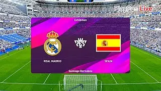 PES 2020 - Real Madrid vs Spain - Full Match & Goal - Gameplay PC