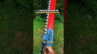 Testing My New Warhammer 40K Space Marine 2 Chainsword Cosplay Props… #warhammer40k #spacemarine2