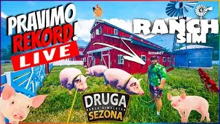 MESAR KRMAK & NAJLUĐI SVINJOKOLJ, PRAVIMO REKORD! 🥇Ranch Simulator🥇