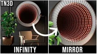 V-ray for Sketchup Interior | Render Infinity Mirror Tutorial | Vray Material Tips