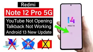 Redmi Note 12 Pro 5G FRP Unlock (Youtube Not Opening) 🚀 Easy Trick 2023 (No Need PC) MIUI 14