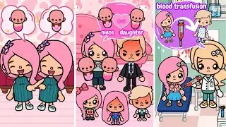 Mom's Twin Sister Adopted Us After Our Mom Left | Toca Life Story | Toca Boca