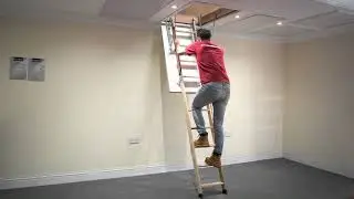 Deluxe Wooden Loft Ladder
