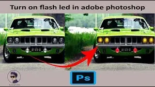 Photoshop manipulation car headlights - Photoshop tutorial