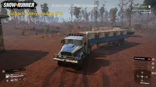 SnowRunner - Прохождение карты ( Outback heavy hauling ) Australia #19