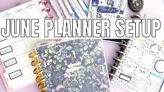 June Planner Setup | Setting Up My Planners for the New Month | Classic Catchall & Social Media
