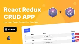 How to Create CRUD App With React js and Redux Toolkit for Beginners | React Redux CRUD App In Hindi