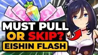 EISHIN FLASH IS A MUST PULL OR SKIP? (FULL BREAKDOWN) Eishin Flash Uma Musume, Uma Musume, Umamusume