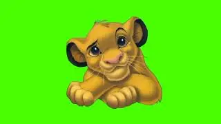 talking lion green screen| no copyright video | animated #shorts