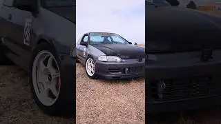 1995 Civic Coupe DX B16A - Short walk around at the track
