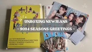 UNBOXING NEWJEANS 2024 SEASONS GREETINGS // 52 photocards???