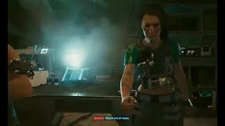 Погружение в киберпространство у Дакоты за Черный Заслон Cyberpunk 2077