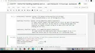 Readline(), Writelines() and Readlines() functions of Text File Handling in Python