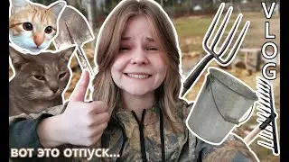 VLOG//отпуск в СЕЛЕ//помогаю родителям!