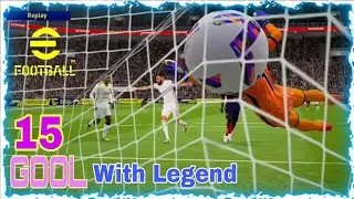 15 gool with legend 😮|MESSI GET RED CARD 😜|NAPOLI VS FRANCE |MACTH 🔥|Pes 2022|soccer|eFootball ™2023
