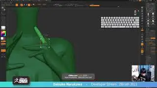 [JA & EN] LIVE Look Into ZBrush 2022! - 1からアンティークな椅子と司祭を作ろう - Daisuke Narukawa