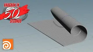 Houdini | Animate Geometry Being Rolled Up