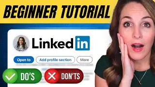 HOW TO GET STARTED ON LINKEDIN IN 2024 - 9 BEGINNER STEPS REVEALED!!
