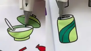 Colouring ASMR (no talking) 30 Minutes of Relaxing Marker Sounds (no mid-roll ads!)