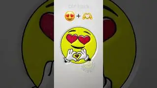 Рисунок смайлика из двух смайликов 