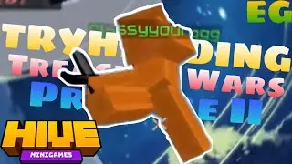 TRYHARDING - Grinding to Prestige II in Treasure Wars| Ep.2 (Minecraft Bedrock Hive)