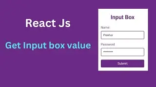 React Tutorial for Beginners #7 Get Input box value 