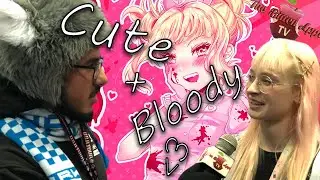 Cute Anime Gore Art at Anime NYC with Keikokup