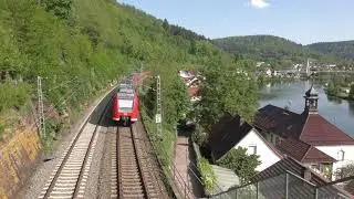 IC 1116 und IC 1117 in Neckarelz bzw  Zwingenberg