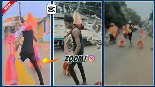 Instagram Trending Zoom Effect VideoEditing || CapCut Blur Zoom mohadev video new