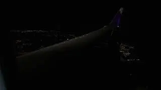 Cloudy Night Landing at KHVN|MSFS|PMDG 738