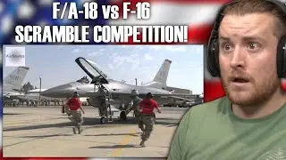 Royal Marine Reacts To F/A-18 & F-16 Pilots & Aircrews - Scramble Competition