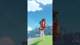 Genshin Impact Outrider Amber idle animation