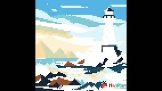 Lighthouse Pixel Art