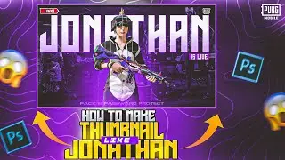 How to Make Live Stream Thumbnail Like Big YouTubers 😱 | PUBG BGMI Live Stream ON ADOBE PHOTOSHOP