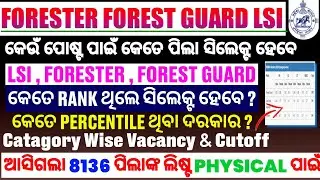 OSSSC Forest Guard Result 2024 ,କେଉଁ ପୋଷ୍ଟ ପାଇଁ କେତେ ପିଲା ସିଲେକ୍ଟ ହେବେ?OSSSC Forest Guard Merit List