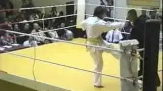 Nobody-here VS yellow belt Karate kid