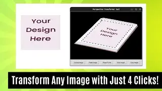 Build a GUI Tool for Image Perspective Transformation | Python, OpenCV and Tkinter