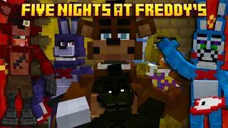 THIS NEW MINECRAFT FNAF ADDON HAS A TON OF STUFF! (Freddy and Friends Mod Showcase)