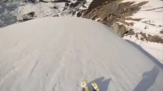 Shot on iPhone meme Skiing